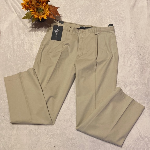 Nautica Other - NWT Nautica Size 36X32 True Khakis Pleated
